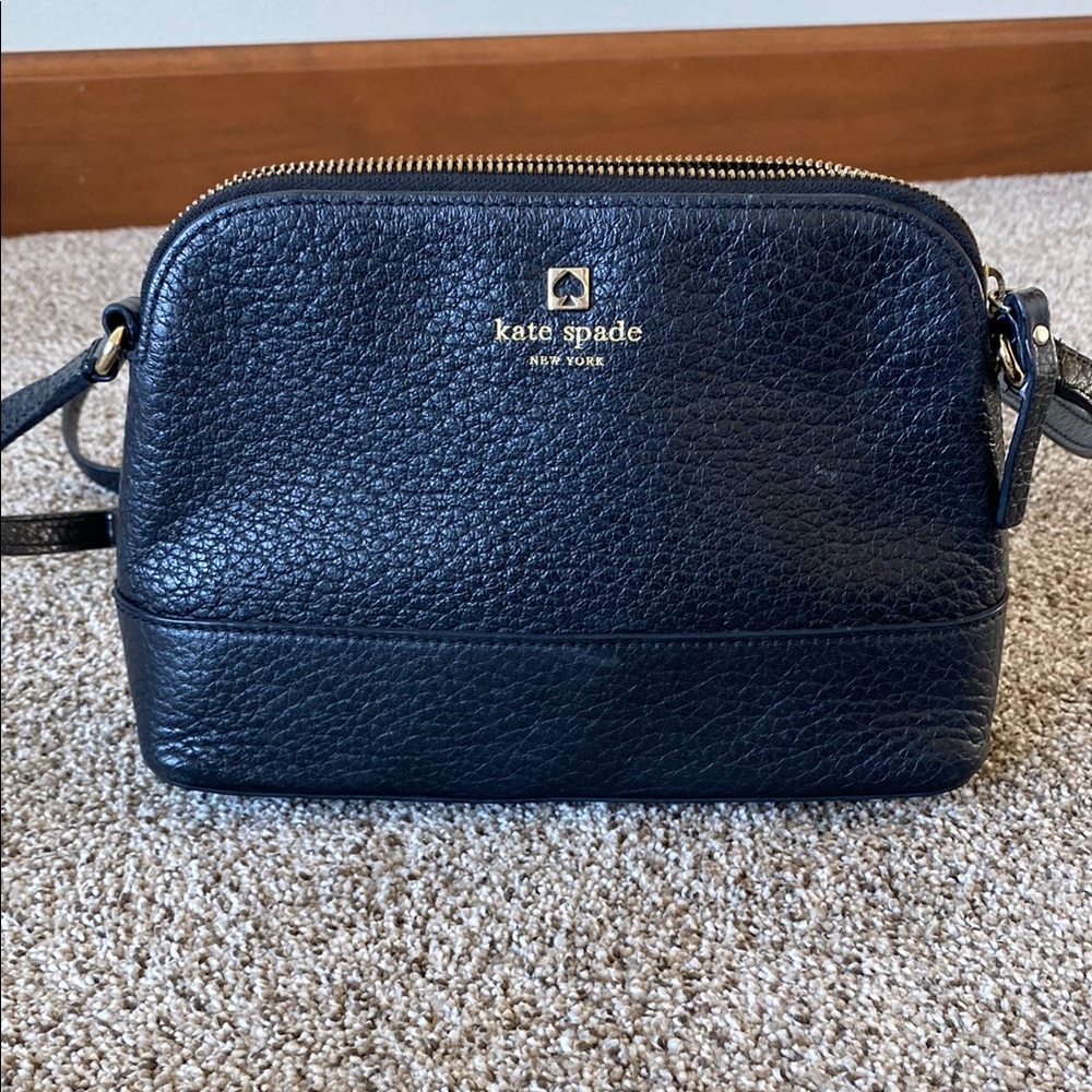 Kate Spade Black Leather Crossbody Bag